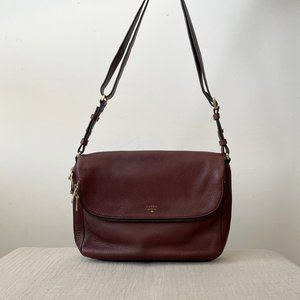 Fossil Leather Crossbody Bag